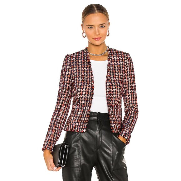 L'Agence Adette Tweed Blazer - Picture 1 of 8